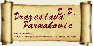 Dražeslava Parmaković vizit kartica